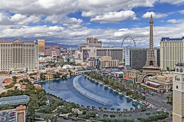 Las Vegas Nevada 2018 Panoramic View Las Vegas Strip — Stock Photo, Image