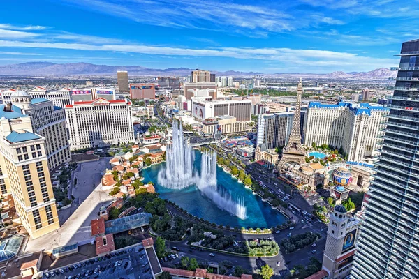 Las Vegas Nevada 2018 Vista Panoramica Sulla Las Vegas Strip — Foto Stock