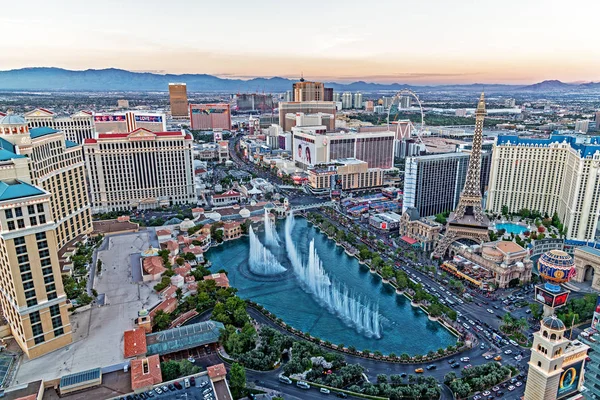 Las Vegas Nevada 2018 Panoramic View Las Vegas Strip — Stock Photo, Image