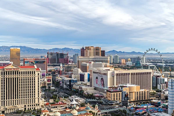 Las Vegas Nevada 2018 Vista Panoramica Sulla Las Vegas Strip — Foto Stock