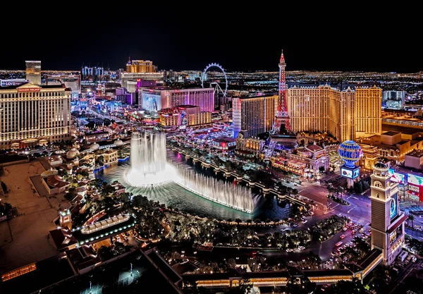 Las Vegas Nevada 2019 Las Vegas Strip Panoramik Görünümü — Stok fotoğraf