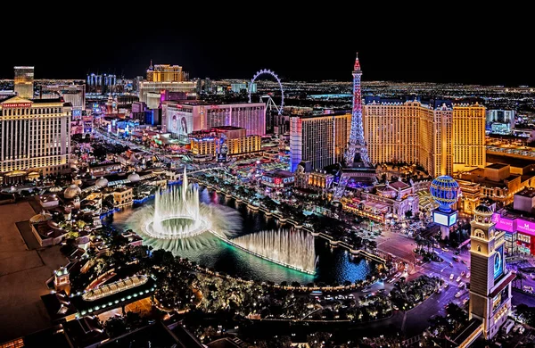 Las Vegas Nevada 2019 Vista Panorámica Las Vegas Strip — Foto de Stock