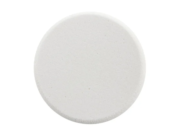 Sopro Cosmético Para Maquiagem Isolada Fundo Branco — Fotografia de Stock