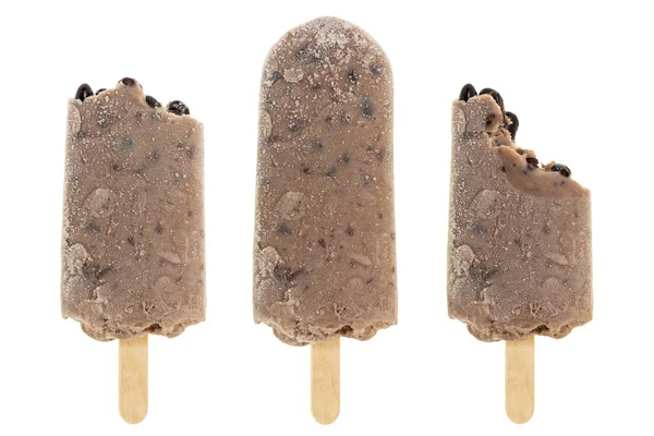 Conjunto de frijoles negros picados paleta aislada sobre fondo blanco —  Fotos de Stock