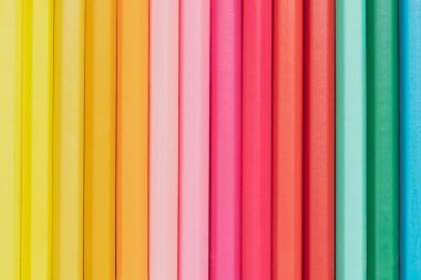 Çok renkli penclis arka plan kurulumunu kapatma