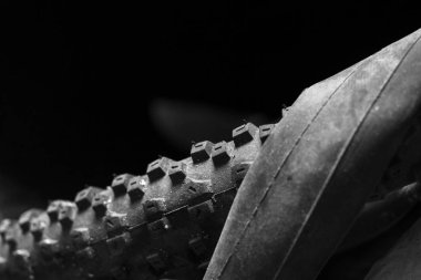 Düz bisiklet lastik tüpleri yakın çekim resim