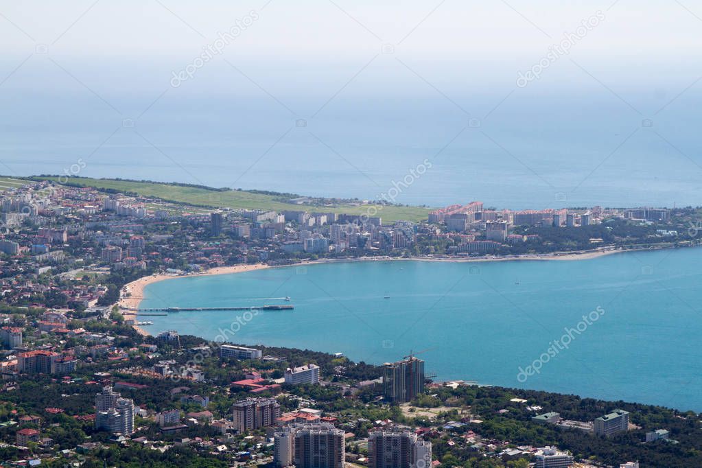 Views of Gelendzhik town and Gelendzhik Bay. The Krasnodar region. Russia