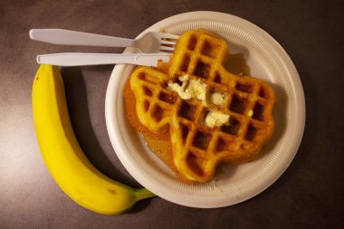 Texas şeklinde Waffle, Amarillo, Tx fotoğraflandı.