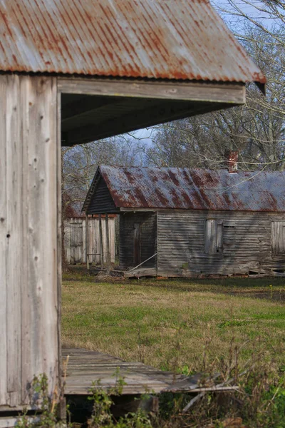 Slave quarters at the Laurel Valley Sugar Plantation — Stock Photo, Image