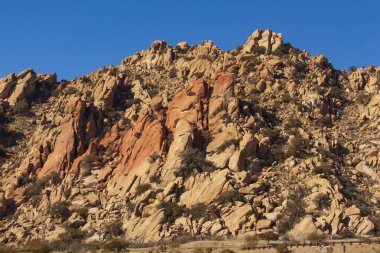 Kuru, Arizona çöl bulutsuz bir günde güneybatı Amerika Birleşik Devletleri'nde bulunan. 
