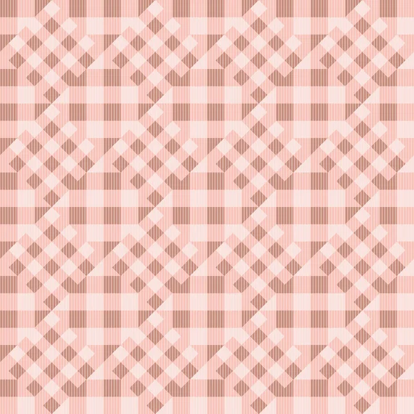 분홍색 패치워크가 없는 벡터 기하학적 패턴 — 스톡 벡터