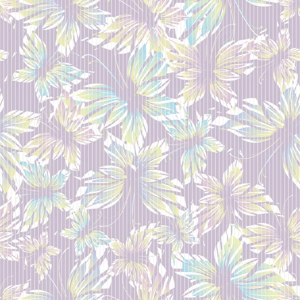 Pastel ombre mariposas patrón de vectores sin costura — Vector de stock