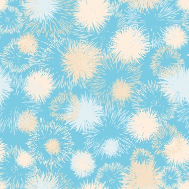 Yumuşak tüylü karahindibalar kusursuz vektör deseni