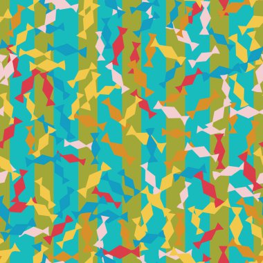 dağınık renkli şekerler kusursuz vektör deseni