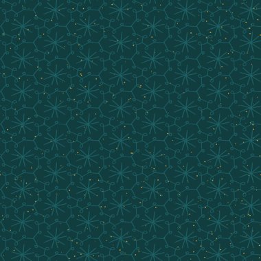 deniz mavisi gökyüzü ve karalama ızgarası dikişsiz vektör deseni