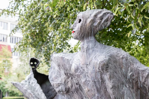 De Franciscaanse Tuin in Praag, close-up van het beeld, Tsjechië — Stockfoto