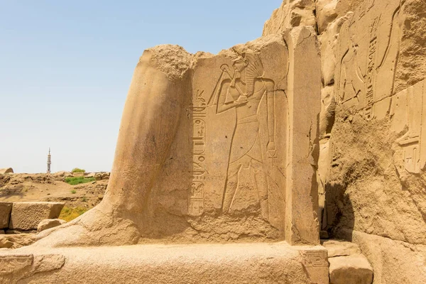 Стародавні руїни храму Карнак у стародавньому місті Фіви (Луксор, Єгипет). — стокове фото