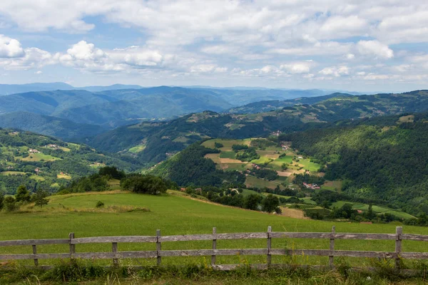 Mirador Sobre Inicio Montaña Tara Serbia — Foto de Stock