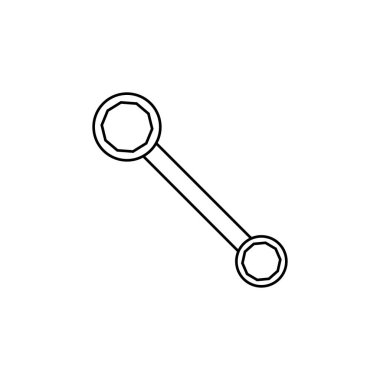 Onarım simgesi. Anahtar simgesi. Ayarlar simgesi