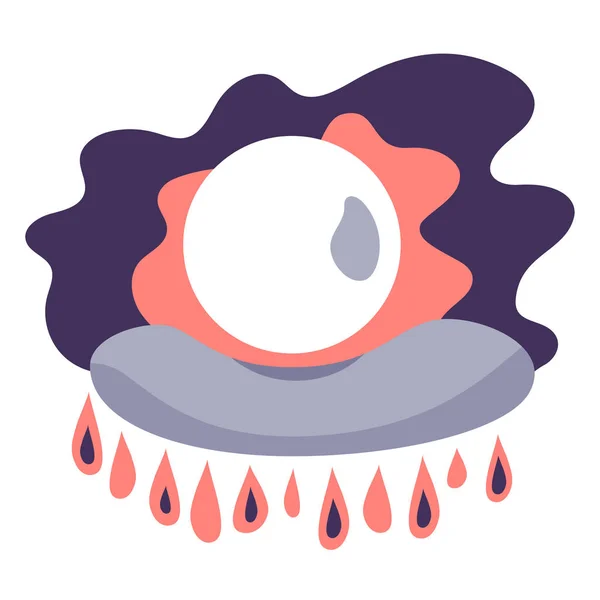 Magic servet yastık hattı vektör illüstrasyon üzerinde kehanet kristal topu söylüyorum. 