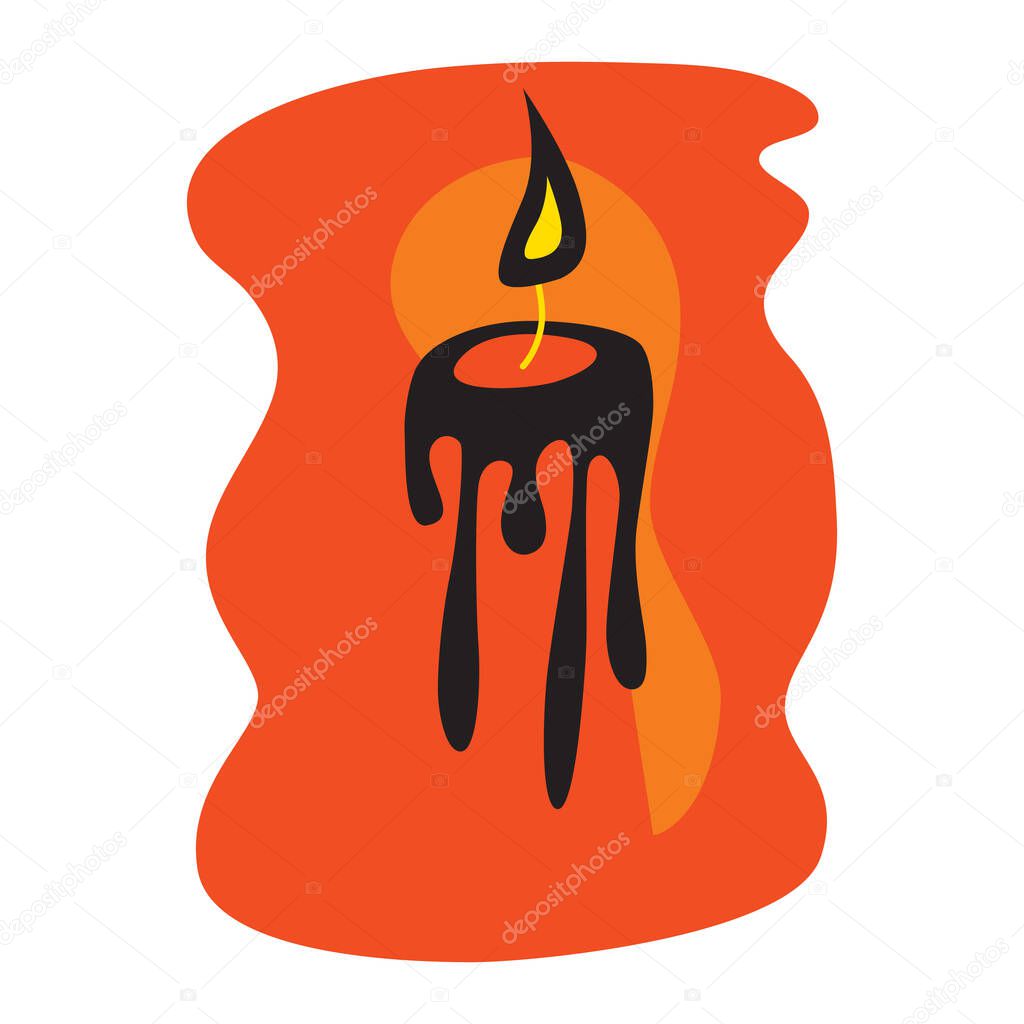 Fortune teelling and divination isolated elements for a mystic sphere of activity. Furtive telling and witchcraft icons. Vector illustrations