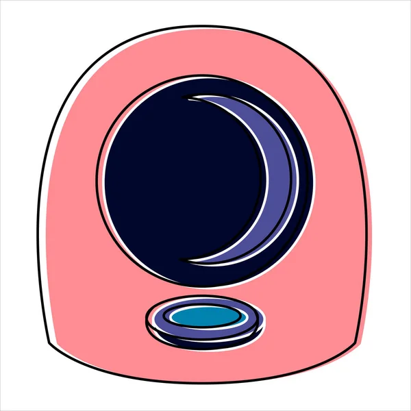 Falcılık ve kehanet, mistik bir aktivite alanı için izole edilmiş elementler. Sinsi anlatımlar ve cadılık simgeleri. Vektör illüstrasyonları