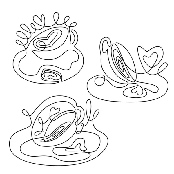 Falcılık ve kehanet, mistik bir aktivite alanı için izole edilmiş elementler. Sinsi anlatımlar ve cadılık simgeleri. Vektör illüstrasyonları