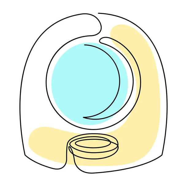 Falcılık ve kehanet, mistik bir aktivite alanı için izole edilmiş elementler. Sinsi anlatımlar ve cadılık simgeleri. Vektör illüstrasyonları