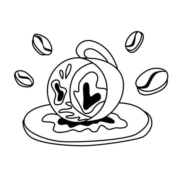 Falcılık ve kehanet, mistik bir aktivite alanı için izole edilmiş elementler. Sinsi anlatımlar ve cadılık simgeleri. Vektör illüstrasyonları