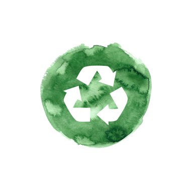 Sıfır atık oklu suluboya nokta