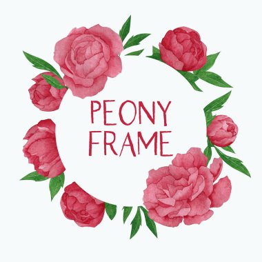 Şakayık ve yapraktan yapılmış çiçek deseni