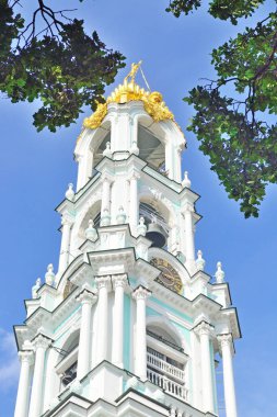 Sergiev Posad, Rusya Federasyonu içinde kutsal Trinity Sergius Lavra çan kulesinde görünümünü