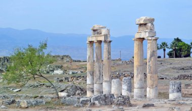 Türkiye'de taş sütunlar şeklinde bir antik kent kalıntıları