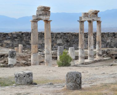 Türkiye'de taş sütunlar şeklinde bir antik kent kalıntıları