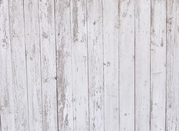 Superfície Placas Madeira Com Descascamento Tinta Branca Estilo Grunge Fundo — Fotografia de Stock