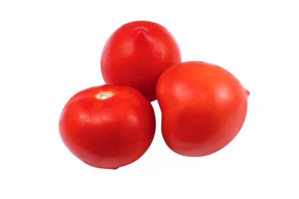 Tomaten Een Witte Achtergrond — Stockfoto
