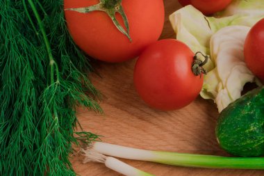 Hayat, vitaminler, salata ürünleri