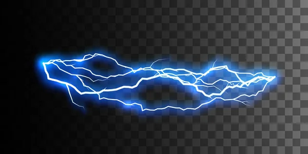 Thunderbolt eller blixt visuell effekt för design — Stock vektor