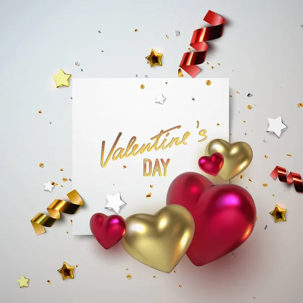 Saint Valentin signe de vacances. — Image vectorielle