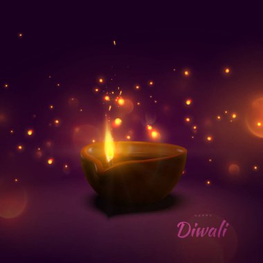 Mutlu bayramlar. Hint ışık ve ateş festivali