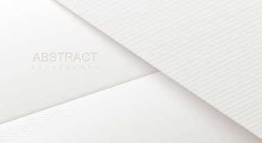 Beyaz kağıt katmanlı üç boyutlu arkaplan.