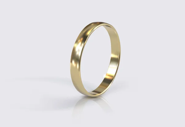 Gyllene ringen. Vektor realistisk illustration. — Stock vektor