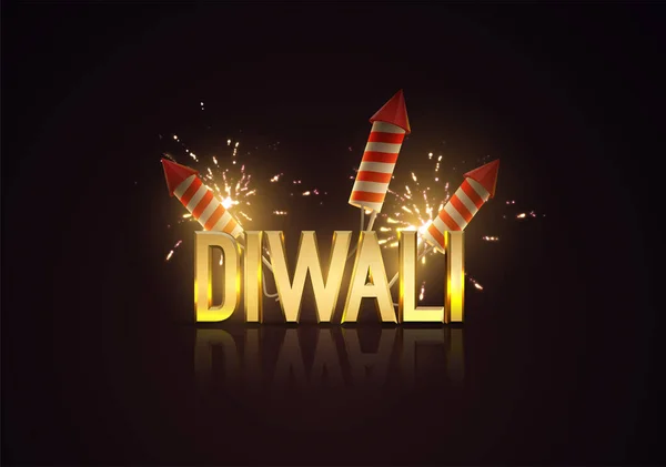 Glücklicher Diwali. Urlaubsvektorillustration — Stockvektor