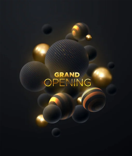 Grand Opening. Slavnostní zahájení podnikání. — Stockový vektor