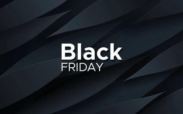 Plakát prodeje Black Friday. — Stockový vektor