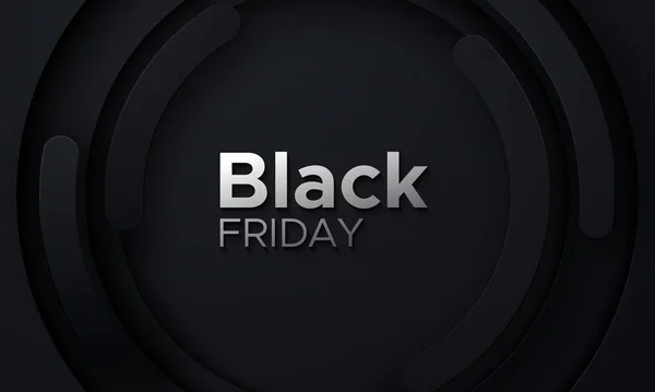 Affiche de vente Black Friday. — Image vectorielle