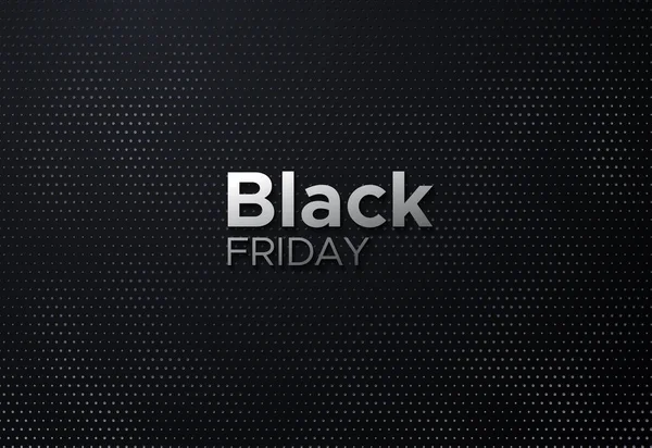 Plakát prodeje Black Friday — Stockový vektor