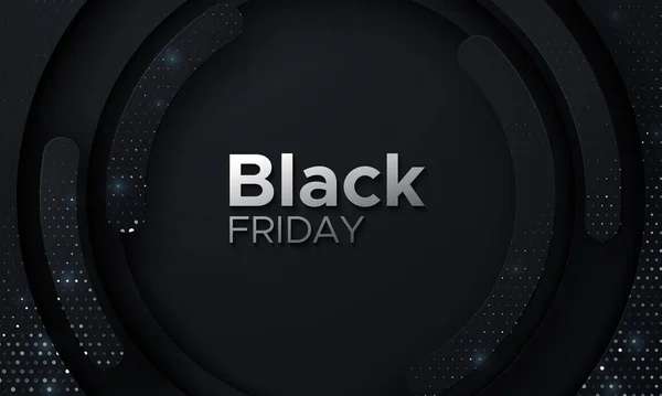 Affiche de vente Black Friday — Image vectorielle