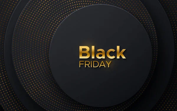 Verkaufsposter zum Black Friday — Stockvektor