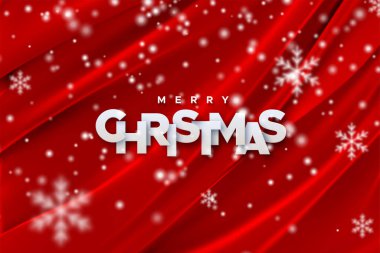 Mutlu noeller. Vektör tipografisi illüstrasyonu